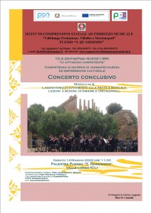 Manifesto Concerto Modulo PON Musica